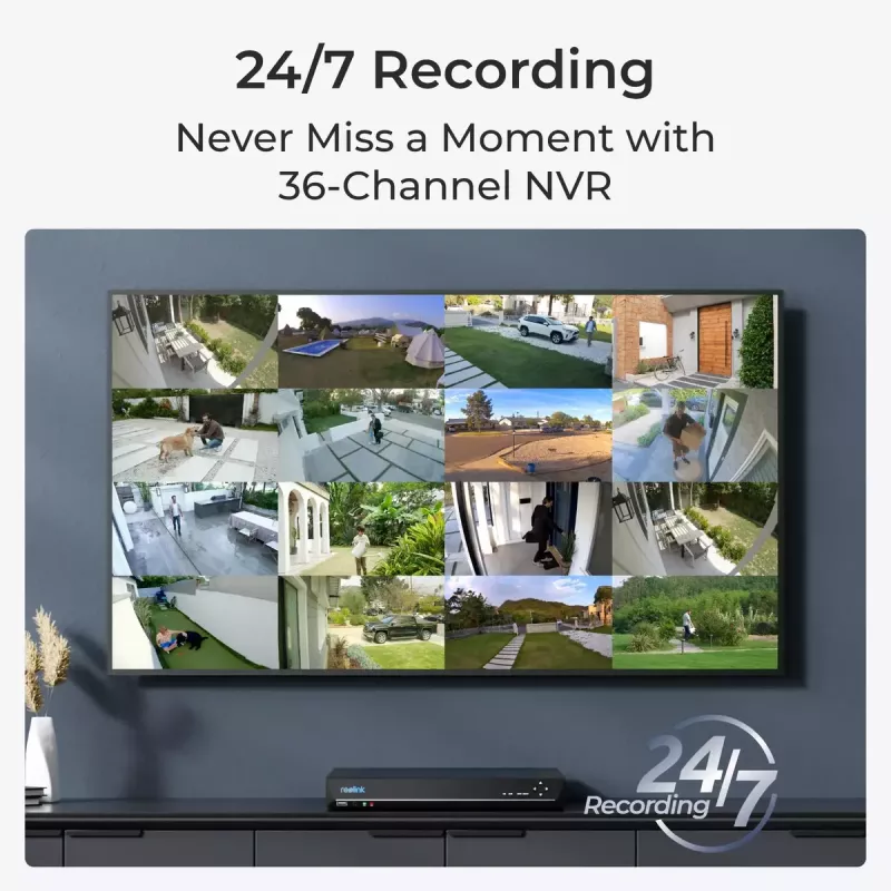Reolink NVS36 36-kanavainen PoE NVR