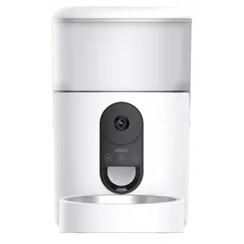Automaattinen ruokinta-automaatti IMOU PF1 — 4 L ruostumaton terässuppilo, Wi‑Fi 4, paristo/tasavirta, 1 kulho