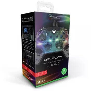 PDP Afterglow johdollinen ohjain, sininen/läpinäkyvä, USB, Xbox One, Series X/S