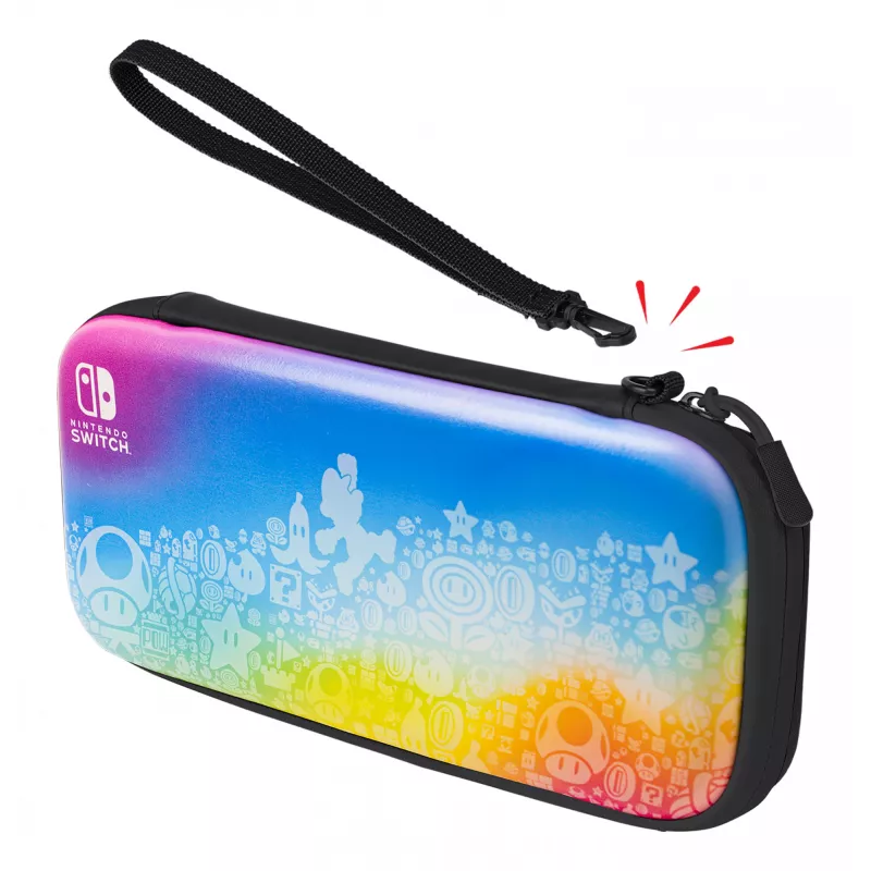 PDP ohut Deluxe: Star Spectrum kovakuorinen laukku Nintendo monivärinen