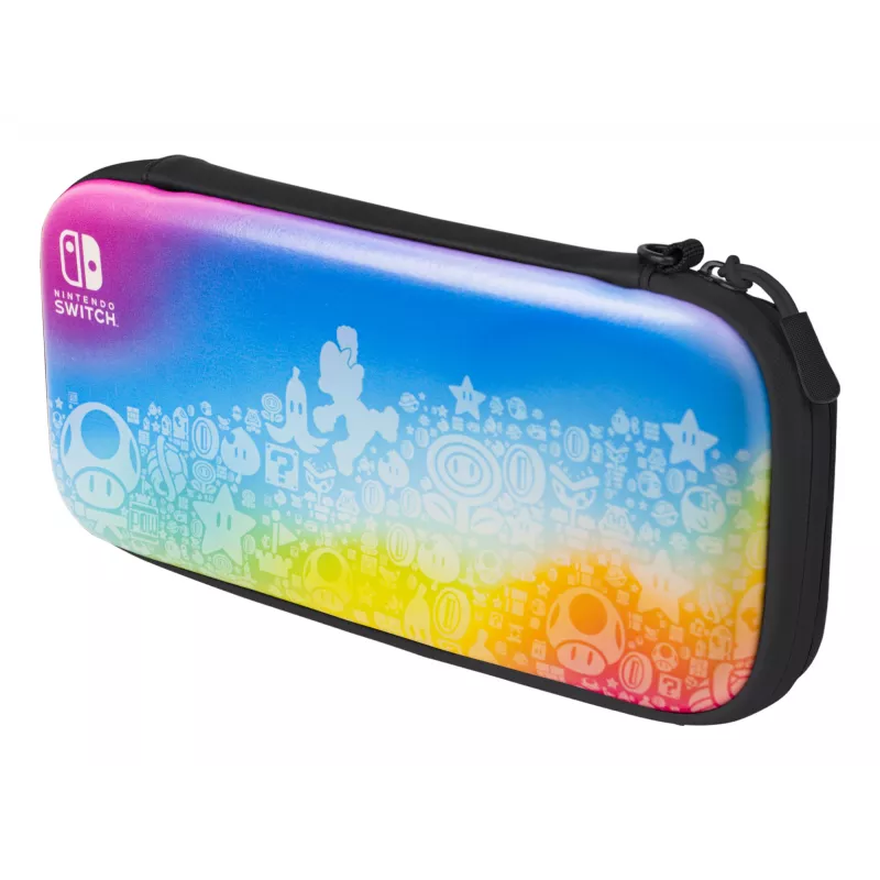 PDP ohut Deluxe: Star Spectrum kovakuorinen laukku Nintendo monivärinen
