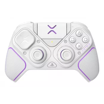 Peliohjain VICTRIX 052-002-WH johdollinen & langaton RF/USB, USB-C, 2000mAh, PC/PS4/PS5, violetti/valkoinen