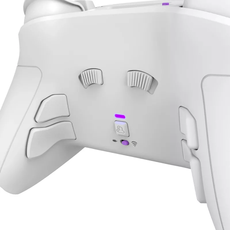 Peliohjain VICTRIX 052-002-WH johdollinen & langaton RF/USB, USB-C, 2000mAh, PC/PS4/PS5, violetti/valkoinen
