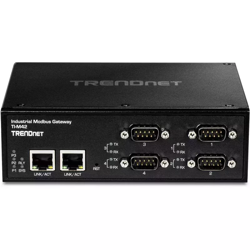 Gateway/ohjain Trendnet TI-M42 10/100 Mbit/s musta IP30