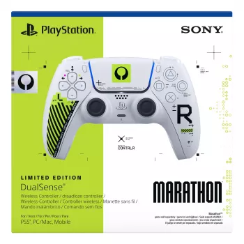 Peliohjain Sony DualSense PlayStation 5:lle — Bluetooth/USB, valkoinen & vihreä, analoginen/digitaalinen, USB‑C