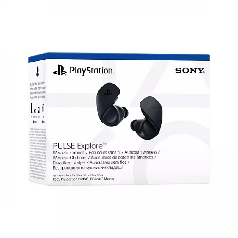 Sony Pulse Explore kuulokkeet langaton in-ear-pelikuulokkeet Bluetooth musta