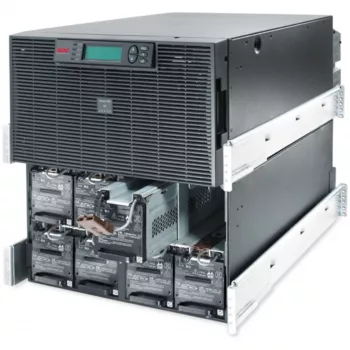 APC Smart-UPS RT 20kVA, 230/400V, LCD, räkkiasennus, 12U, 2x IEC-jumpperi ja 8x IEC 60320 C19 -lähtöä