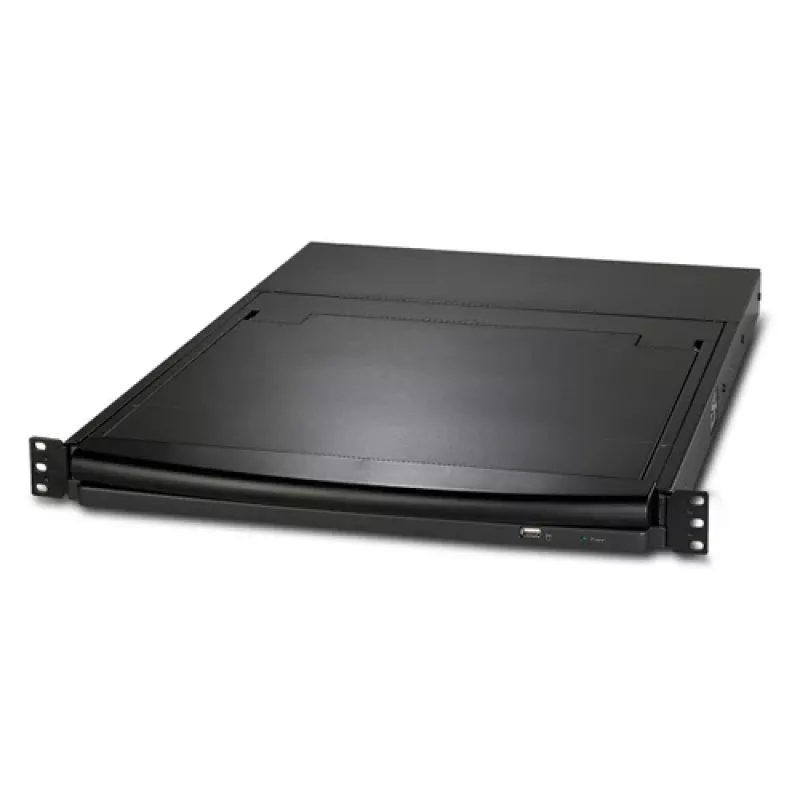 APC 17 tuuman räkki-LCD-konsoli integroidulla analogisella 8-porttisella KVM-kytkimellä