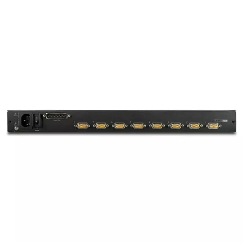 APC 17 tuuman räkki-LCD-konsoli integroidulla analogisella 8-porttisella KVM-kytkimellä