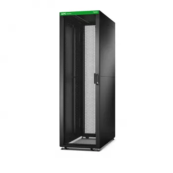 APC Easy Rack, 42U, musta, katolla, pyörillä, jaloilla, 4 kiinnikkeellä ja sivuseinillä, ilman pohjaa, 1991H x 600W x 800T mm
