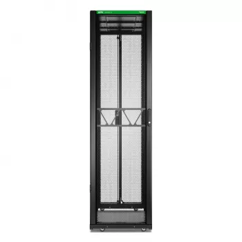 APC NetShelter SX Server Rack Gen 2, 45U, 2124H x 600W x 1200D mm, sivuseinillä, musta