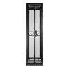 APC NetShelter SX Server Rack Gen 2, 45U, 2124H x 600W x 1200D mm, sivuseinillä, musta