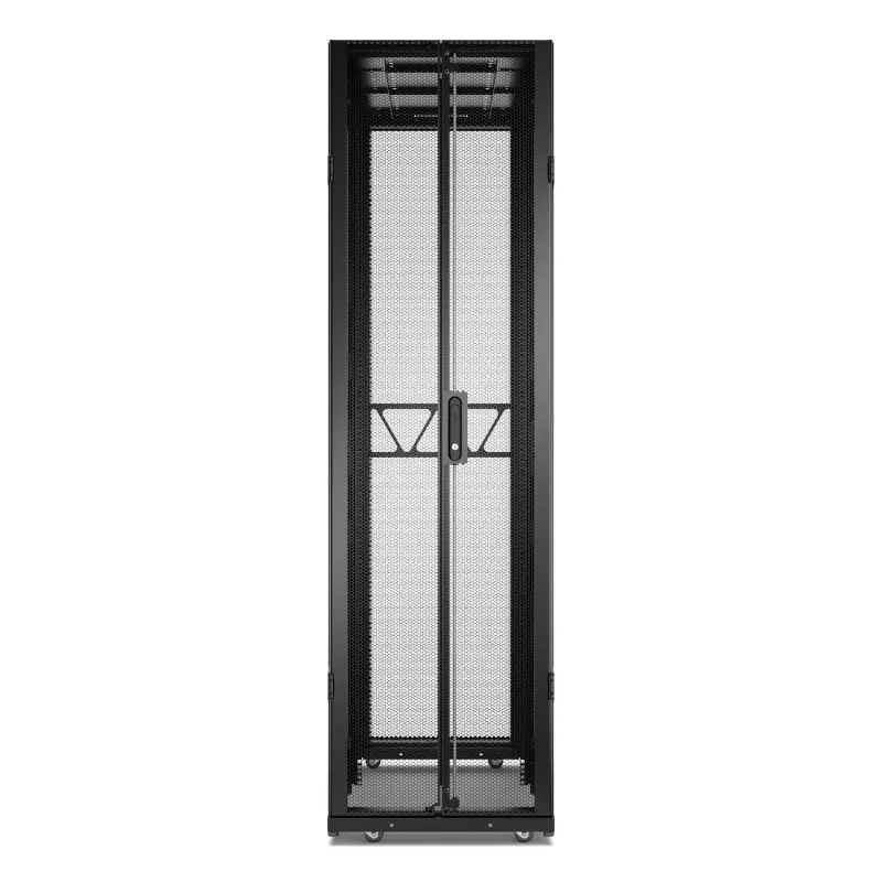 APC NetShelter SX Server Rack Gen 2, 45U, 2124H x 600W x 1200D mm, sivuseinillä, musta
