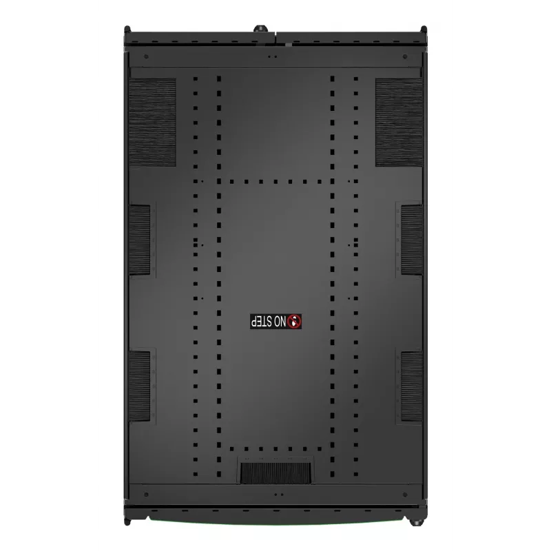APC NetShelter SX Server Rack Gen 2, 45HE, 2124H x 750B x 1200T mm, sivuseinillä, musta
