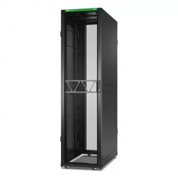 APC NetShelter SX Server Rack Gen 2, 48HE, 2258H x 600B x 1200T mm, sivuseinillä, musta