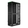 APC NetShelter SX Server Rack Gen 2, 48HE, 2258H x 600B x 1200T mm, sivuseinillä, musta