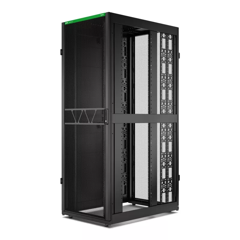 APC NetShelter SX Server Rack Gen 2, 48U, 2258H x 800W x 1200D mm, sivuseinillä, musta