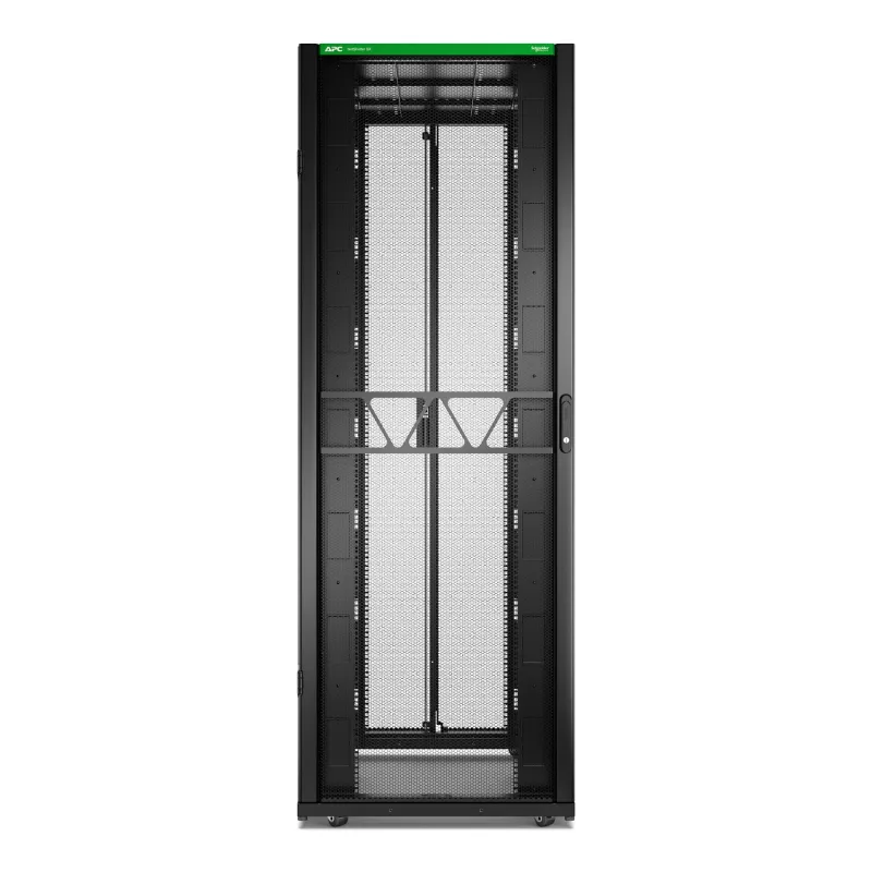 APC NetShelter SX Server Rack Gen 2, 48U, 2258H x 800W x 1200D mm, sivuseinillä, musta