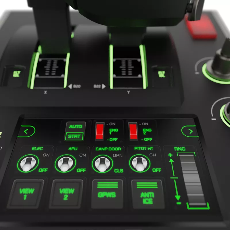 Turtle Beach VelocityOne Flightdeck HOTAS-lentosimulaatiojärjestelmä Windows 10- ja 11 -tietokoneille (TBS-0724-05)
