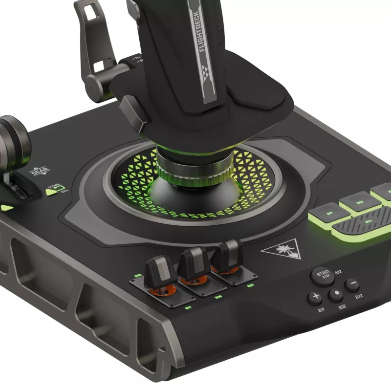 Turtle Beach VelocityOne Flightdeck HOTAS-lentosimulaatiojärjestelmä Windows 10- ja 11 -tietokoneille (TBS-0724-05)