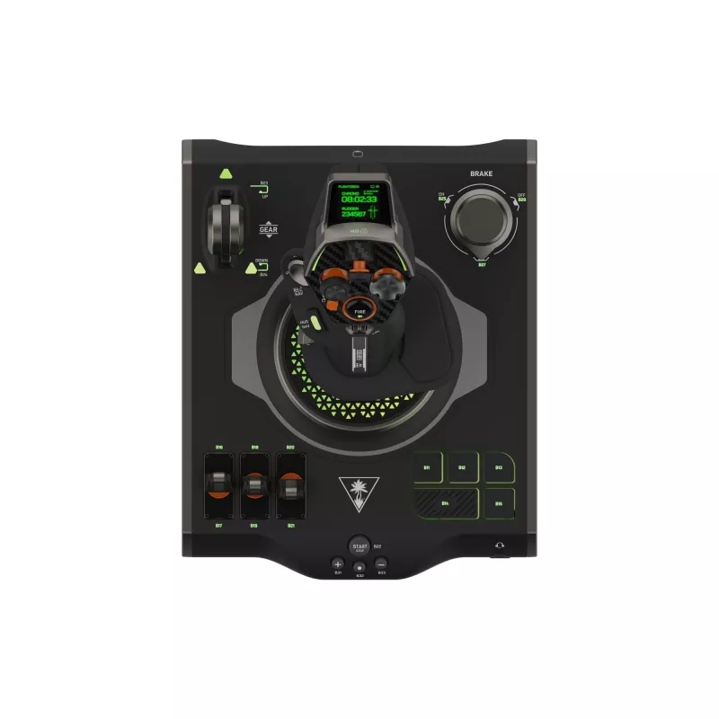 Turtle Beach VelocityOne Flightdeck HOTAS-lentosimulaatiojärjestelmä Windows 10- ja 11 -tietokoneille (TBS-0724-05)