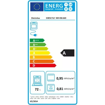 Kalusteisiin asennettava uuni Electrolux EOE5C71Z sähkö