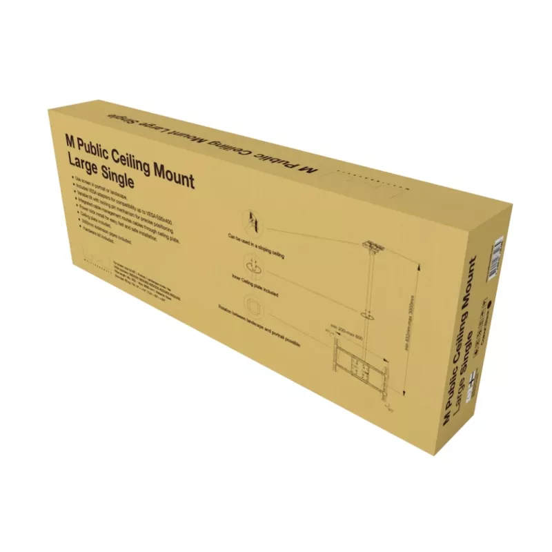 Kattoteline Multibrackets M Public Large Single musta 3000