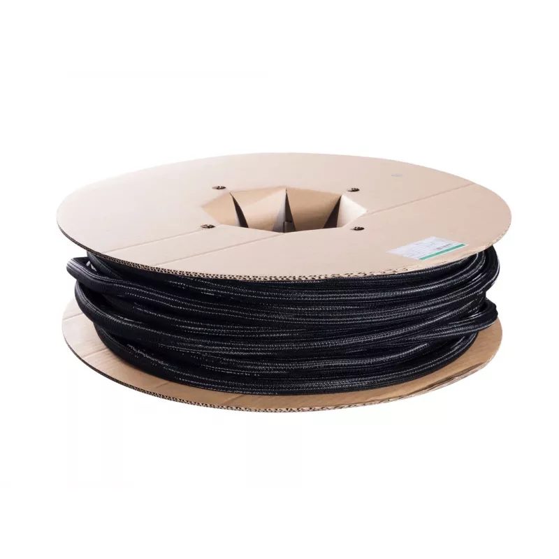 Kaapelinsukka Multibrackets M Universal Cable Sock Self Wrap Basic 19 mm musta 50 m, polyesteri, -50–150 °C
