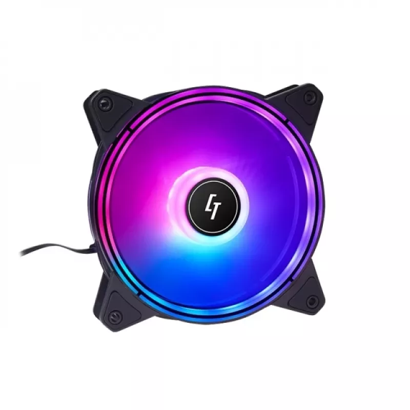 Chieftec Chieftronic Nova -tuuletinsarja 12 cm musta 3 kpl