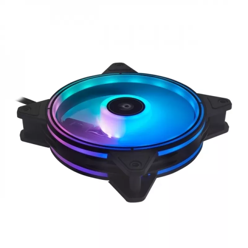 Chieftec Chieftronic Nova -tuuletinsarja 12 cm musta 3 kpl