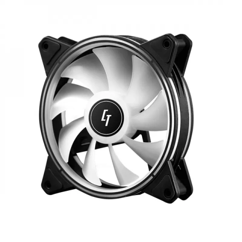 Chieftec Chieftronic Nova -tuuletinsarja 12 cm musta 3 kpl