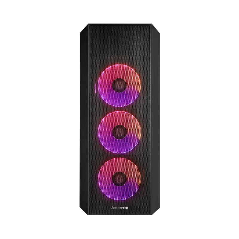 Chieftec GL-04B-OP tietokonekotelo Midi Tower musta