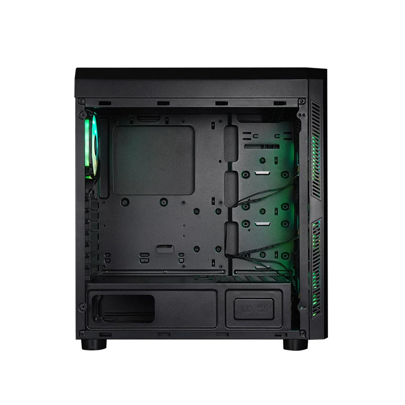Chieftec GL-04B-OP tietokonekotelo Midi Tower musta