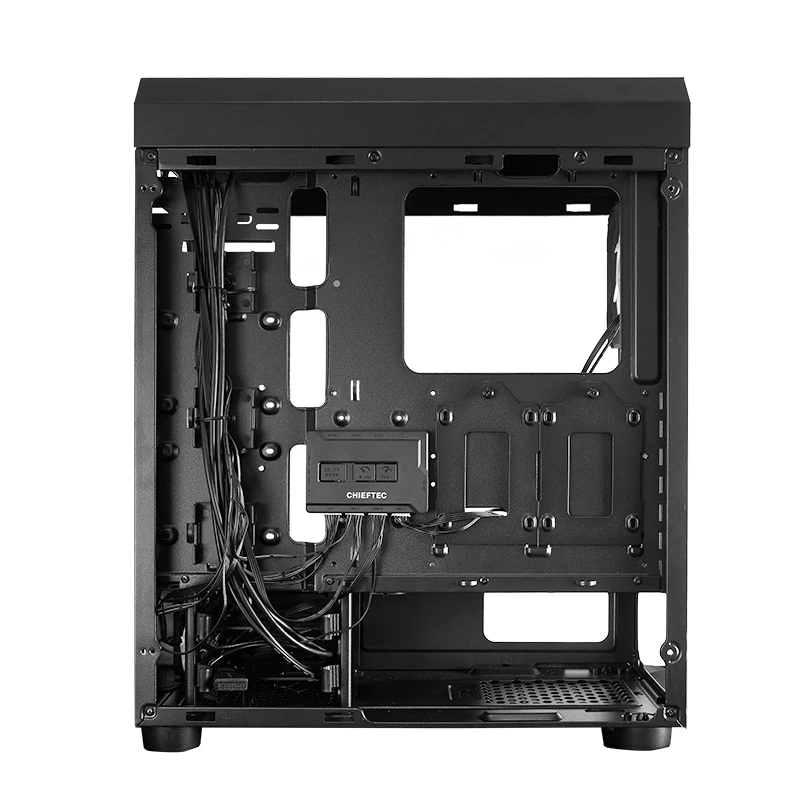 Chieftec GL-04B-OP tietokonekotelo Midi Tower musta