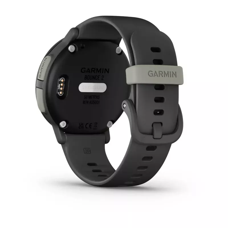 Garmin Bounce 2 lasten älykello, 1,2 tuuman AMOLED, GPS, Wi-Fi, LTE, Slate Grey (010-03399-00)