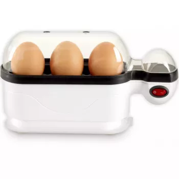 Munankeitin Trisa Eggolino 3 munaa 380 W musta valkoinen