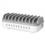 Manhattan 10-porttinen USB-C-latausasema, USB-C-lähtö: 10x 20 W, enintään 200 W, verkkovirta AC (sis. US/EU/UK-adapteri)