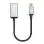Manhattan USB-C-HDMI-kaapeli, 4K@60Hz, 5 Gbit/s (USB 3.2 Gen1 eli USB 3.0), 15 cm, musta, uros-naaras, kolmen vuoden takuu