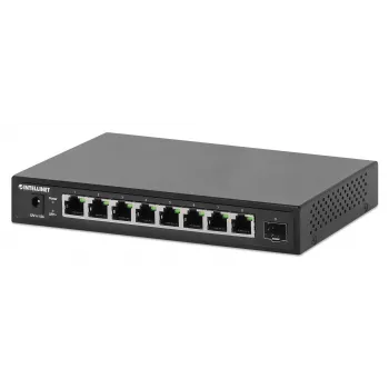 Intellinet 9-porttinen kytkin 8 x 2,5G Ethernet-porttia ja 1 SFP+ uplink