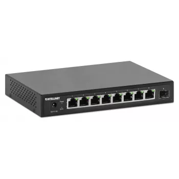 Intellinet 9-porttinen kytkin 8 x 2,5G Ethernet-porttia ja 1 SFP+ uplink