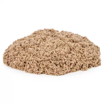 Kinetic Sand, 5,5 lbs (2,5 kg) luonnonruskea leikkihiekka askarteluun, hiekkalaatikko, Amazon Exclusive (pakkaus voi vaihdella), muovailtavat sensoriset lelut, yli 3-vuotiaille