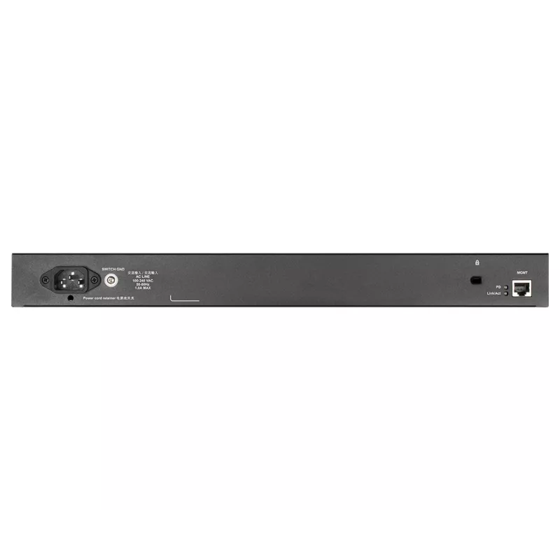 D-Link 48-porttinen Gigabit Stackable Smart Managed -kytkin, jossa 2 x 10GBase-T -porttia ja 2 x 10G SFP+