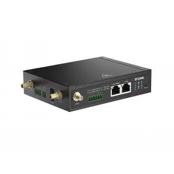 D-Link 4G LTE IIoT -yhdyskäytävä, matkapuhelinyhdyskäytävä, musta, 4G, LTE, LTE, MicroSD (TransFlash), ulkoinen