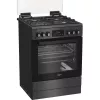 Whirlpool 859991716090 -liesi vapaasti seisova liesi sähkö-kaasu musta