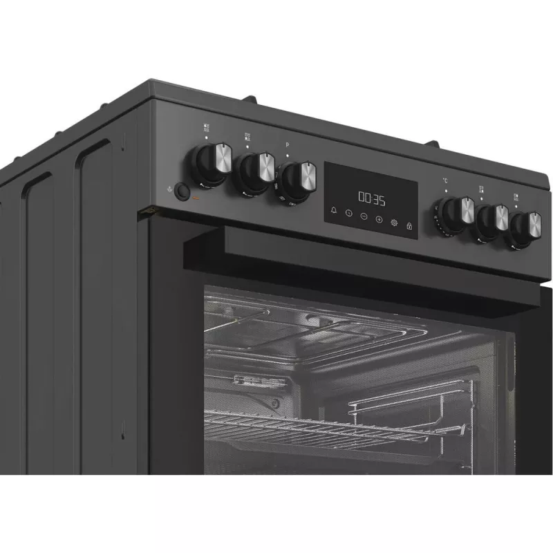 Whirlpool 859991716090 -liesi vapaasti seisova liesi sähkö-kaasu musta