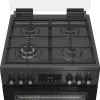 Whirlpool 859991716090 -liesi vapaasti seisova liesi sähkö-kaasu musta
