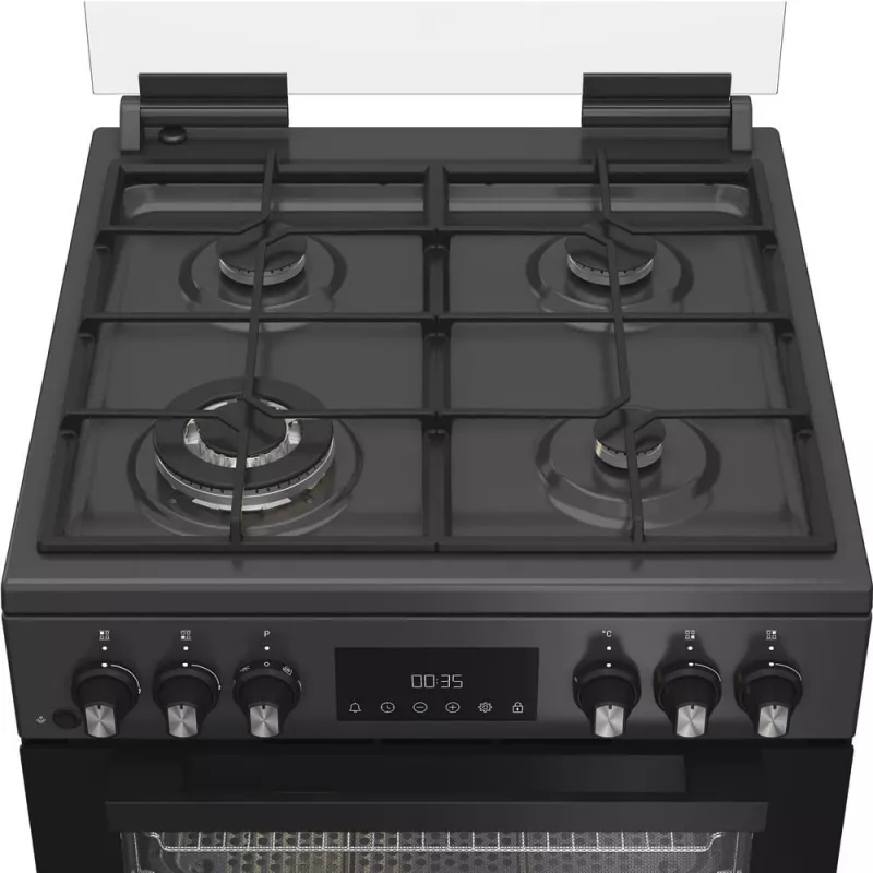 Whirlpool 859991716090 -liesi vapaasti seisova liesi sähkö-kaasu musta