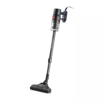 Ariete 2708 Handy Force One, sähköluuta ja käsipölynimuri, 600W, 2in1, sykloniteknologia, pussiton, säiliö 0,6L, HEPA-suodatin.