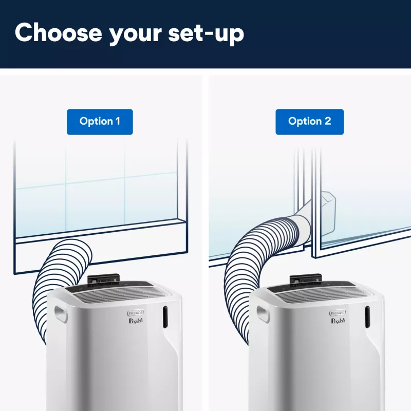 De’Longhi PAC EM82 kannettava ilmastointilaite 63 dB 1000 W valkoinen