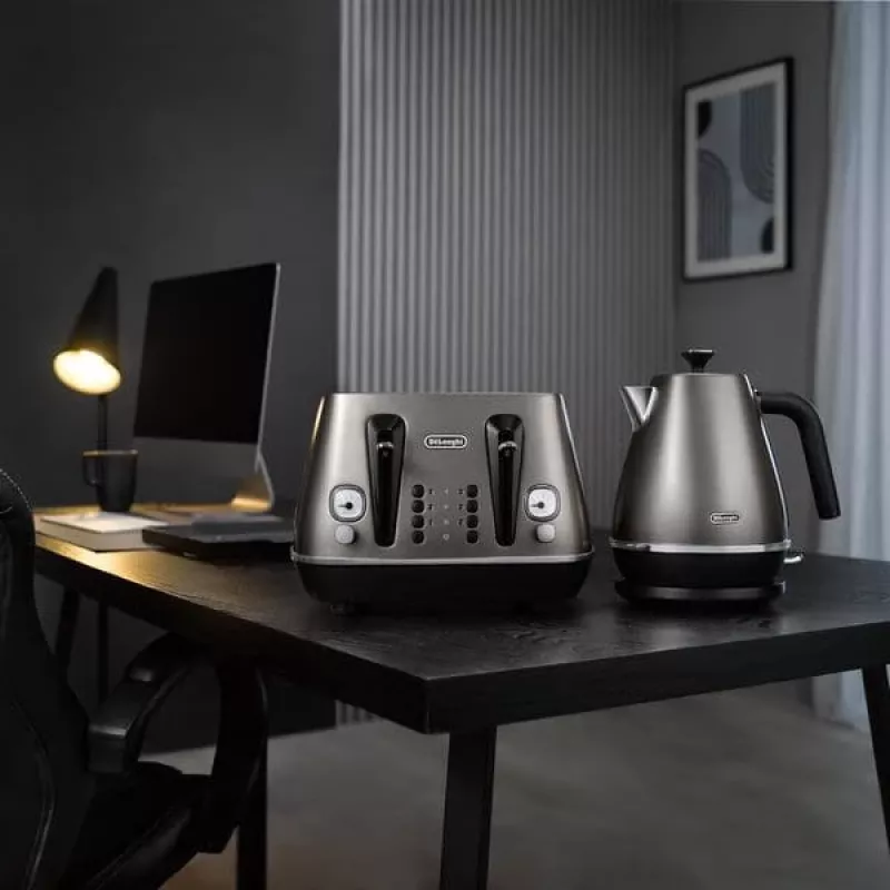 De’Longhi KBIN2001.TB vedenkeitin 1,7 L 2000 W titaani